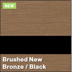 Brushed New Bronze/Black LASERMAX 1/16IN - Rowmark LaserMax
